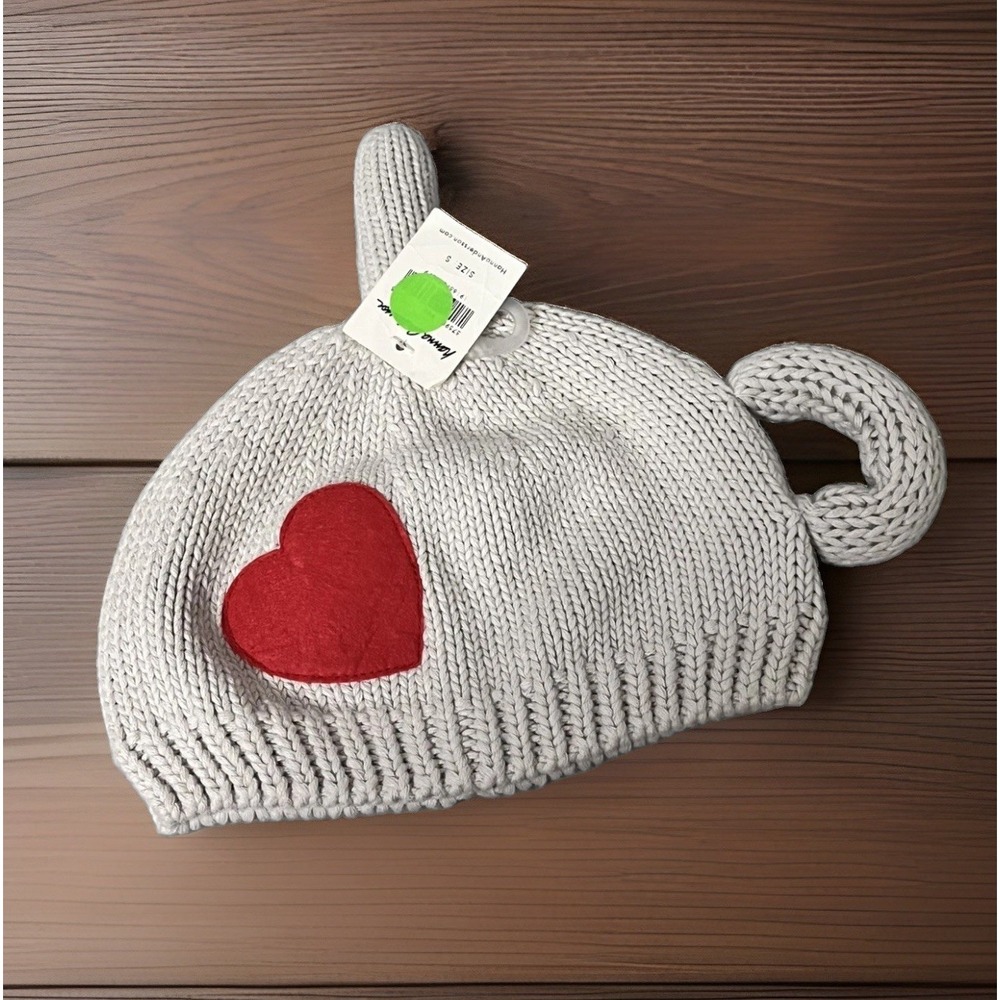 HANNA ANDERSSON Knit Tin Man Beanie Hat Cap - Wizard Of Oz - Sz S NWT!